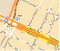 Carte Michelin Belgique Bruxelles Tunnel Léopold II